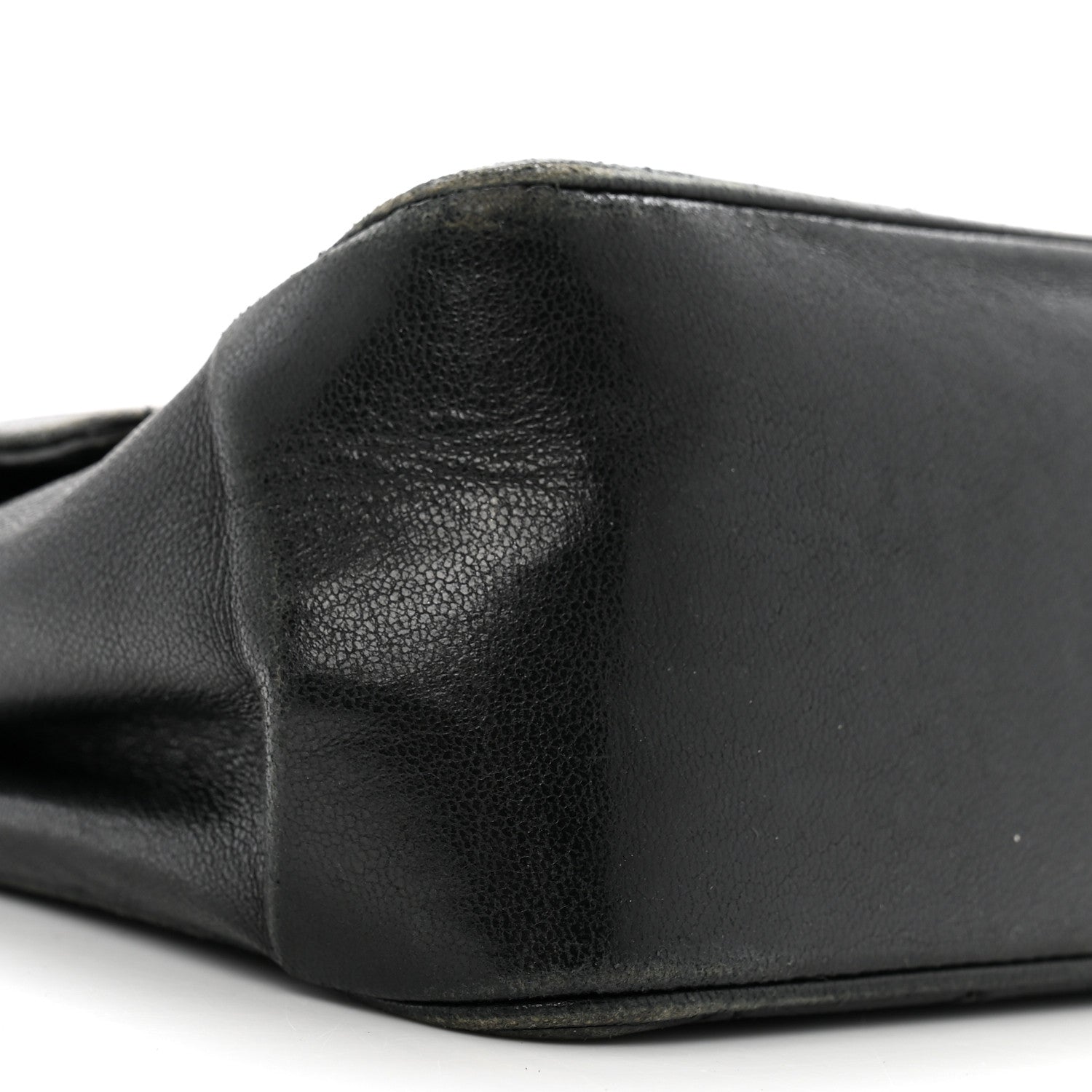 Lambskin Quilted Medium Double Flap Bijoux Chain Black