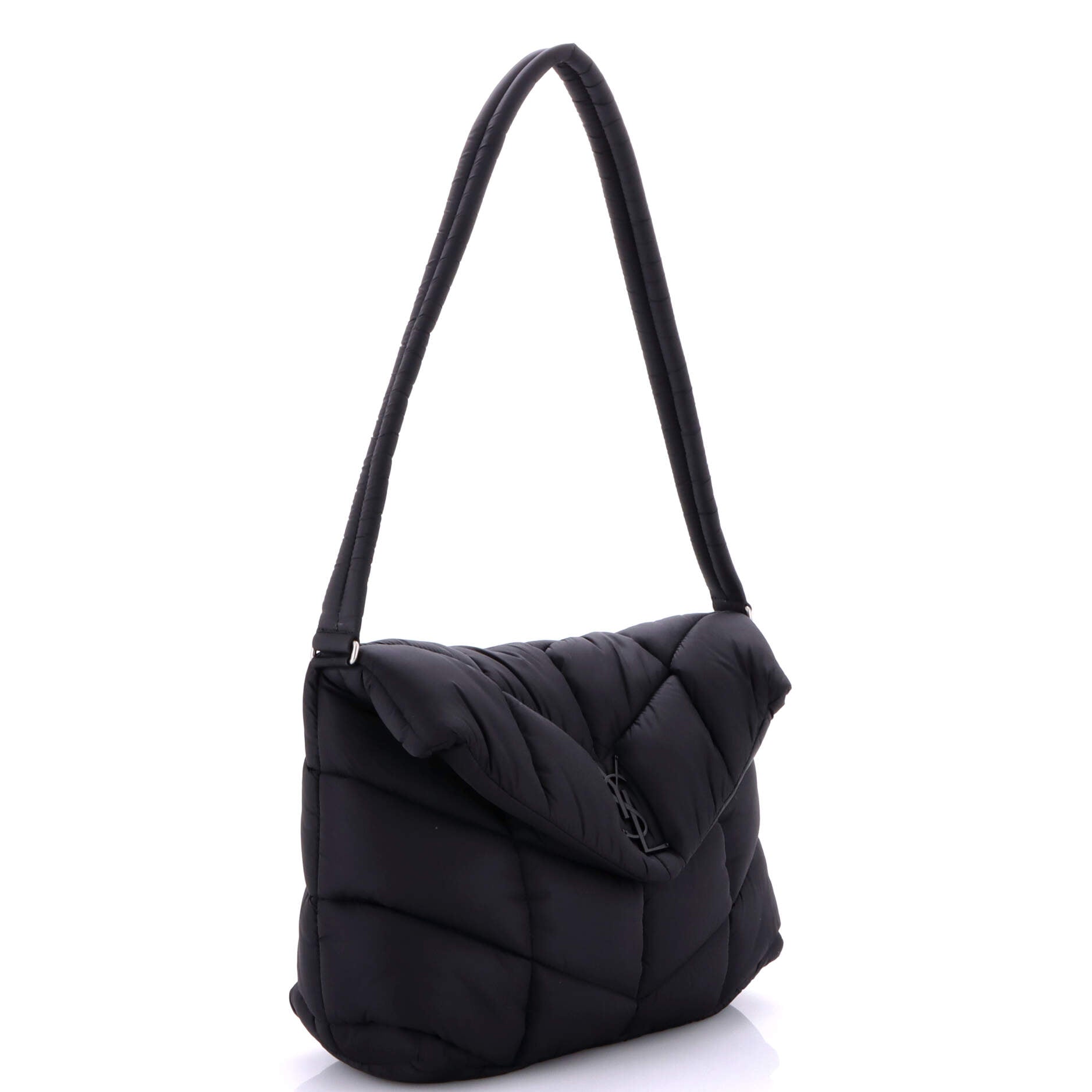 Loulou Puffer Messenger Bag Quilted Econyl