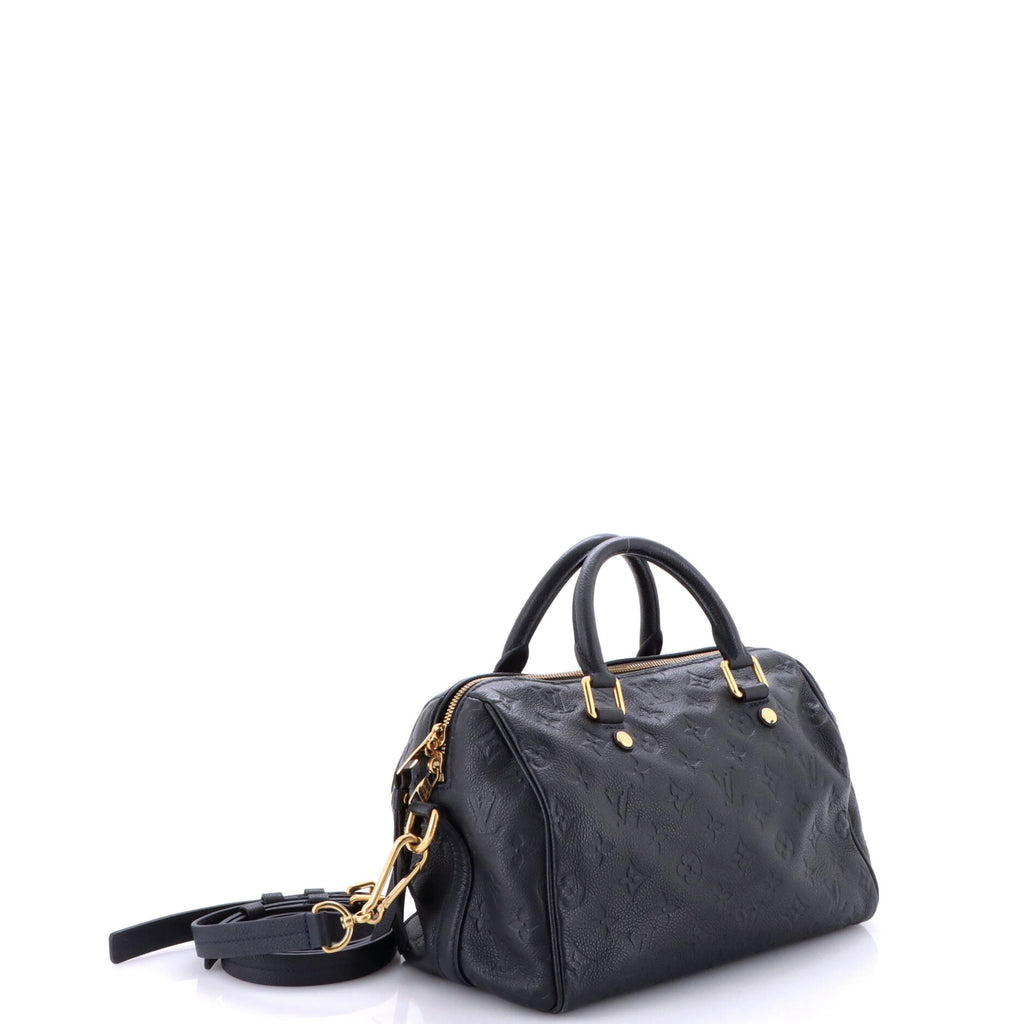 Speedy Bandouliere Bag Monogram Empreinte Leather 25