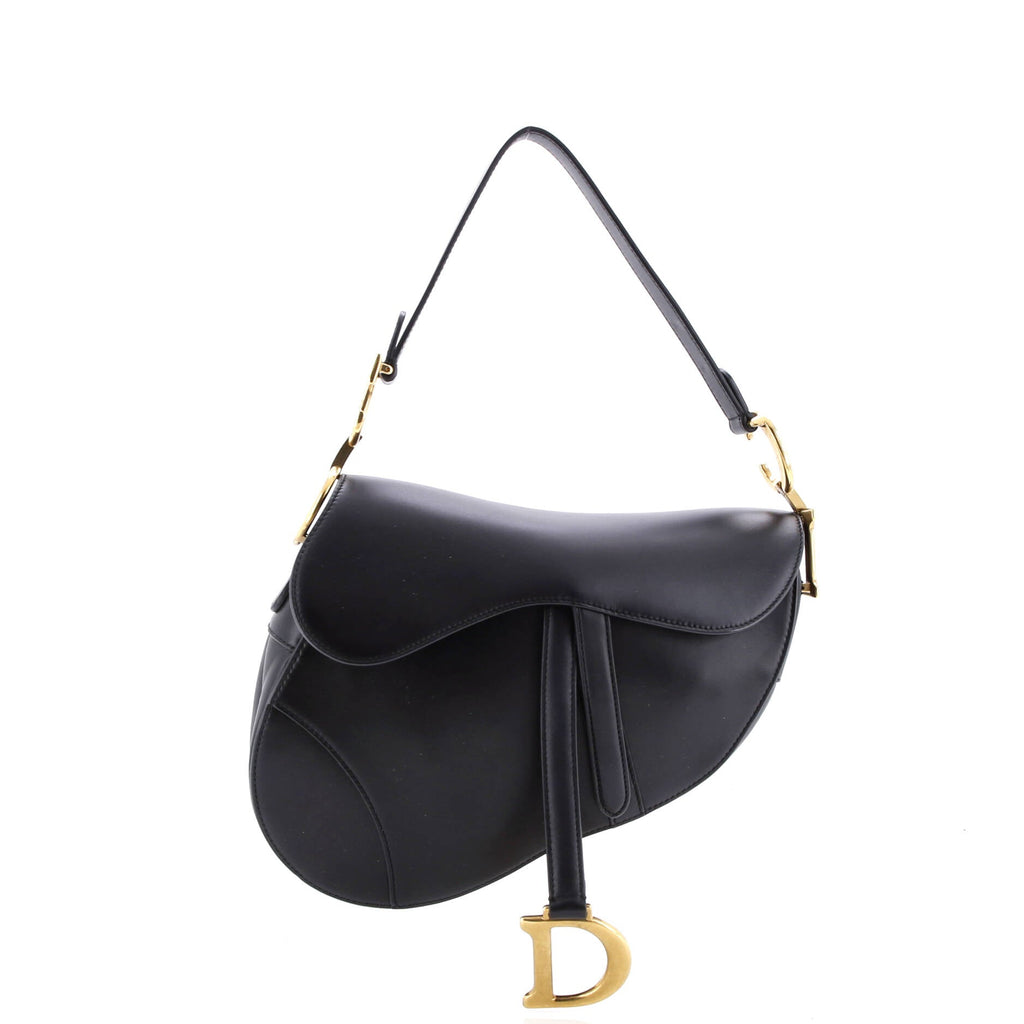 Saddle Handbag Leather Medium