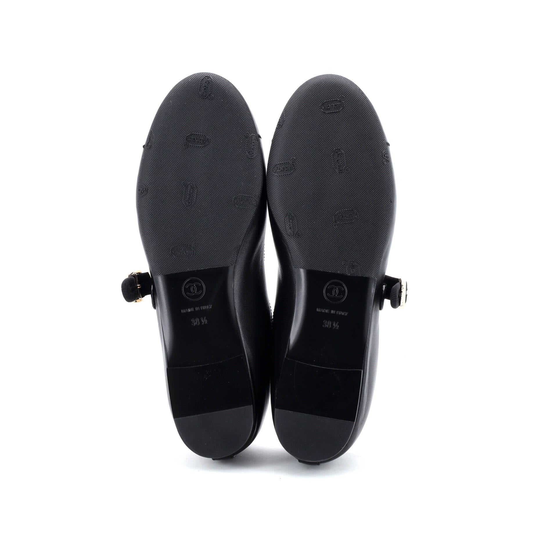 Women's CC Mary Jane Flats Embroidered Leather