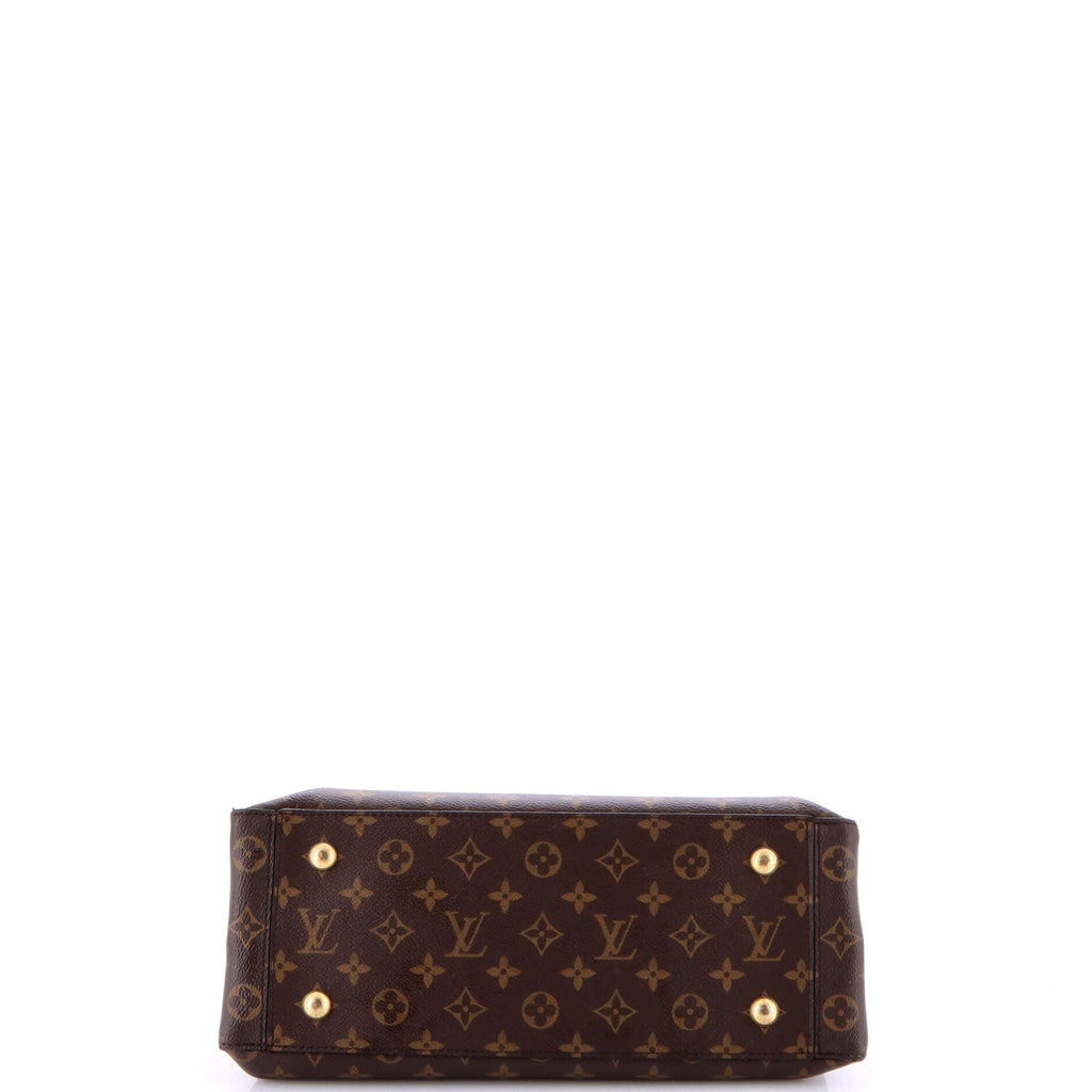 Flower Tote Monogram Canvas with Leather