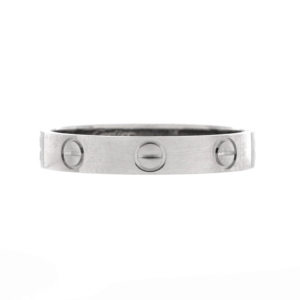 Love Wedding Band Ring Platinum