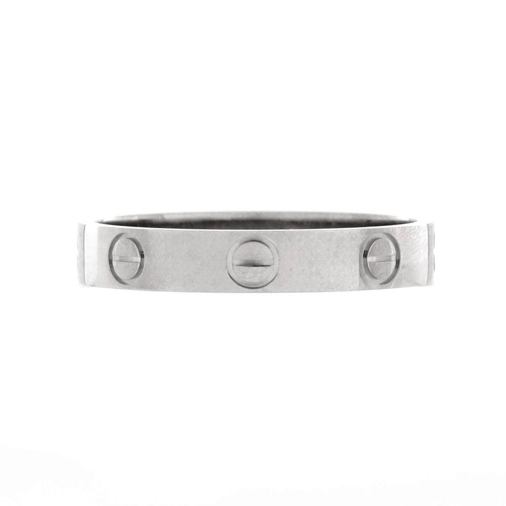 Love Wedding Band Ring Platinum