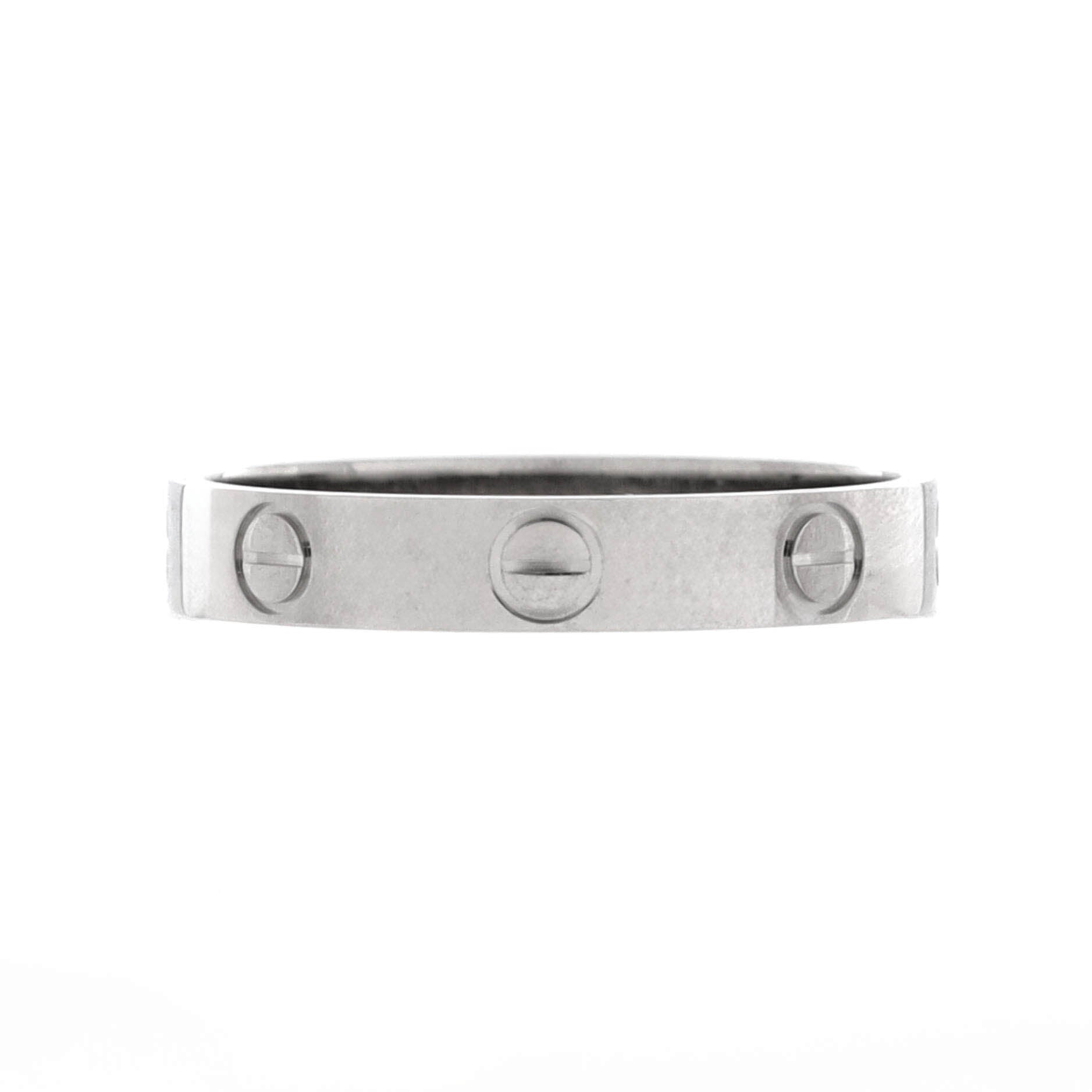 Love Wedding Band Ring Platinum