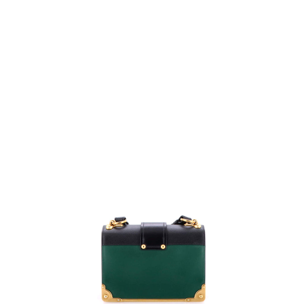 Cahier Chain Crossbody Bag City Calf and Saffiano Small
