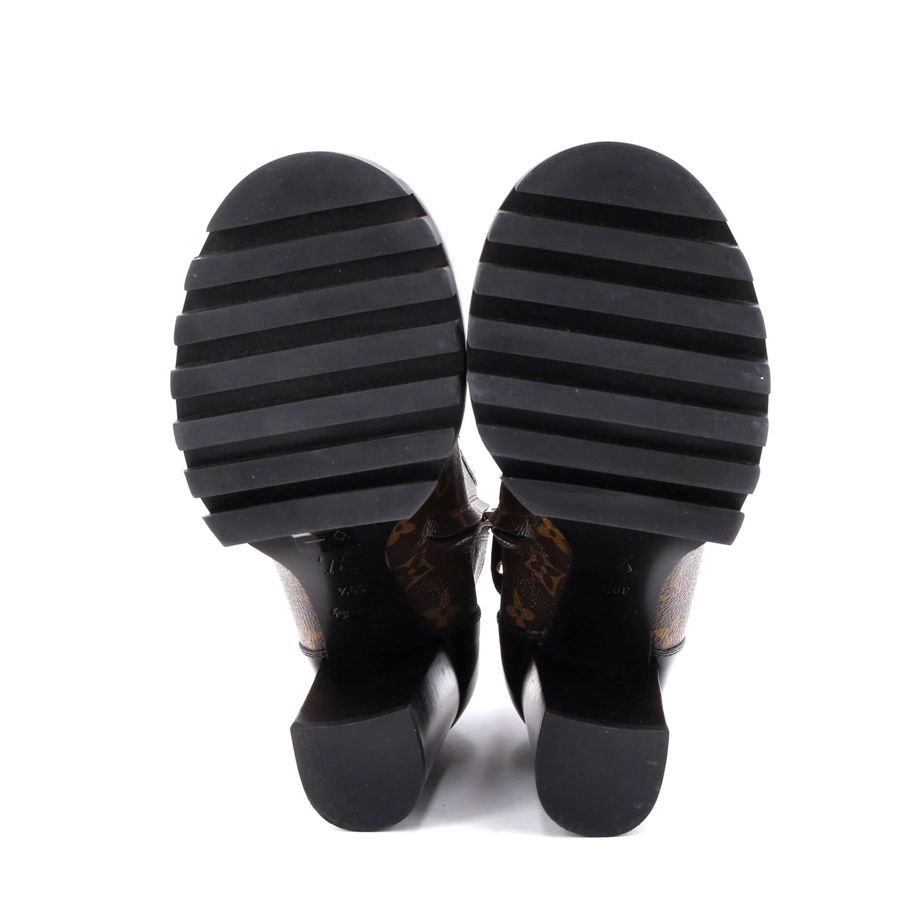 Women's Star Trail Ankle Boots Monogram Canvas with Patent