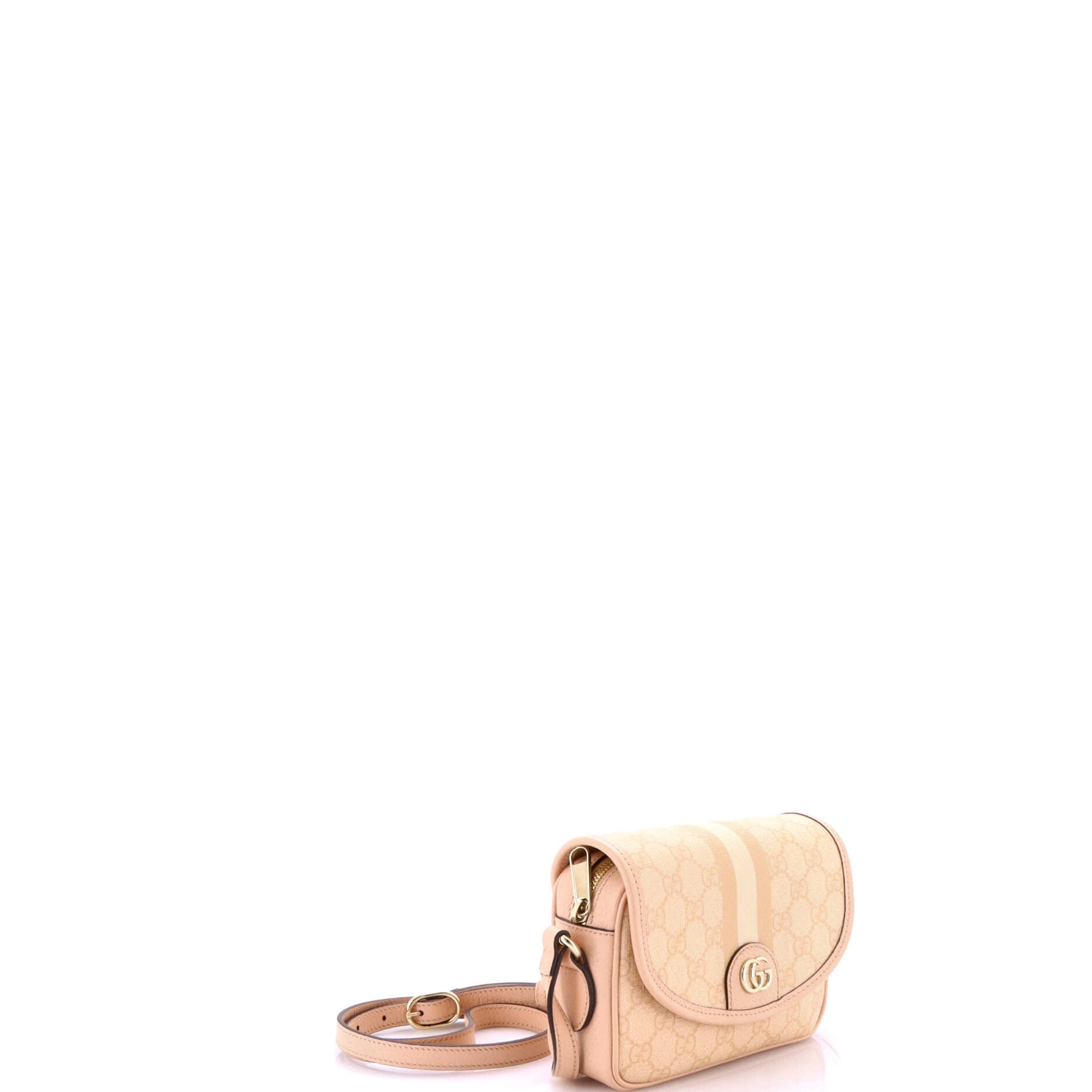 Ophidia Flap Shoulder Bag GG Coated Canvas Mini