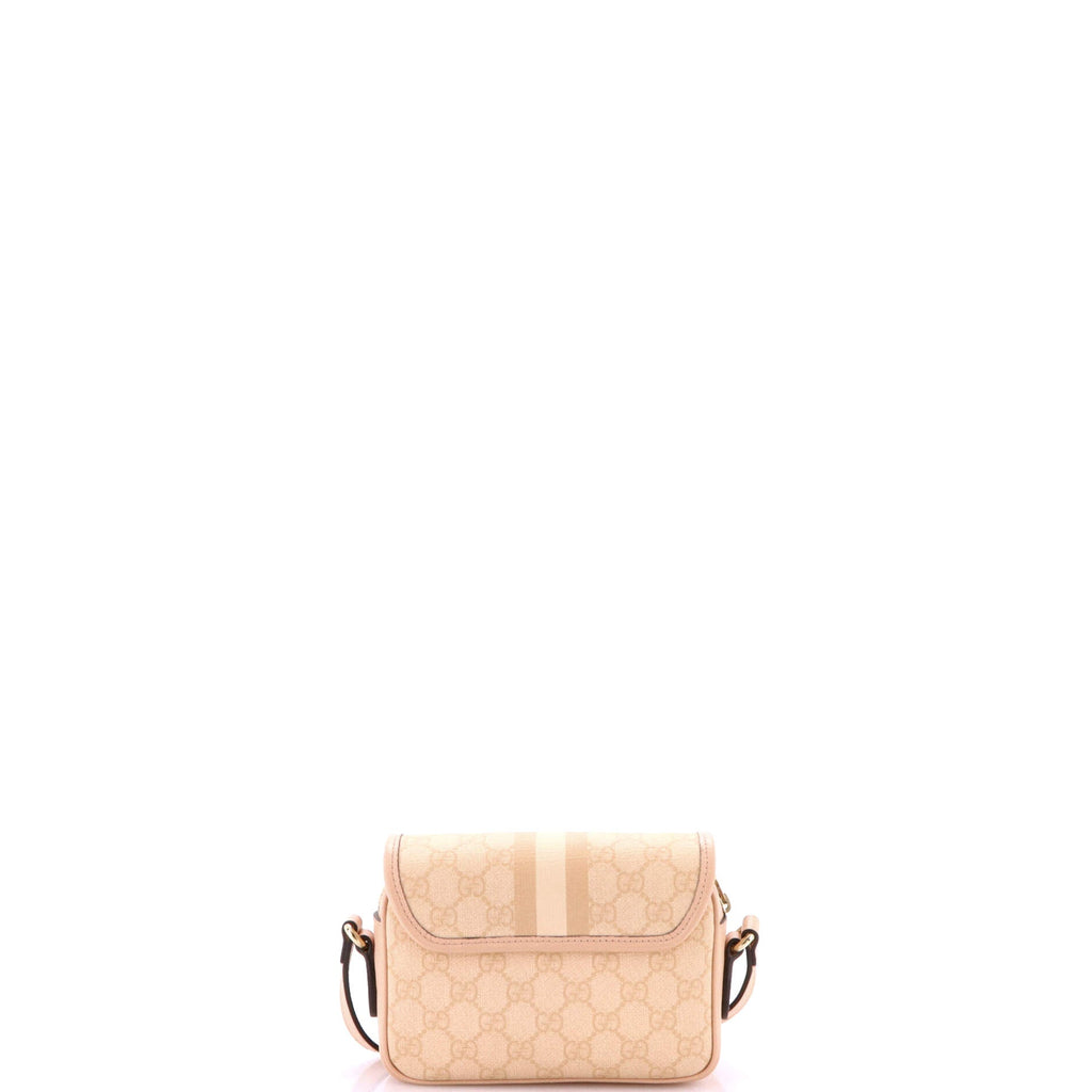 Ophidia Flap Shoulder Bag GG Coated Canvas Mini
