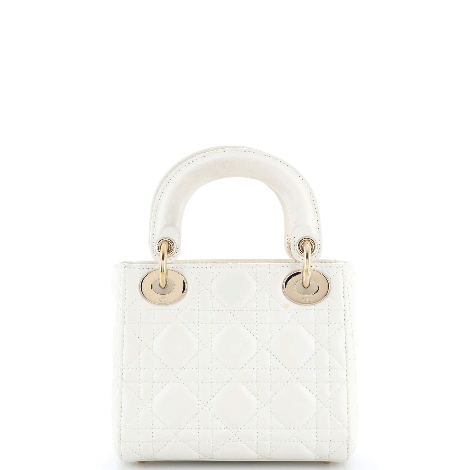 Lady Dior Chain Bag Cannage Quilt Lambskin Mini