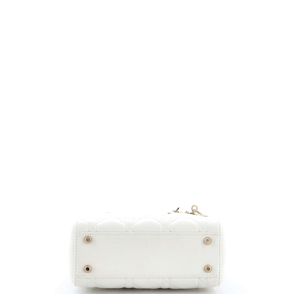 Lady Dior Chain Bag Cannage Quilt Lambskin Mini
