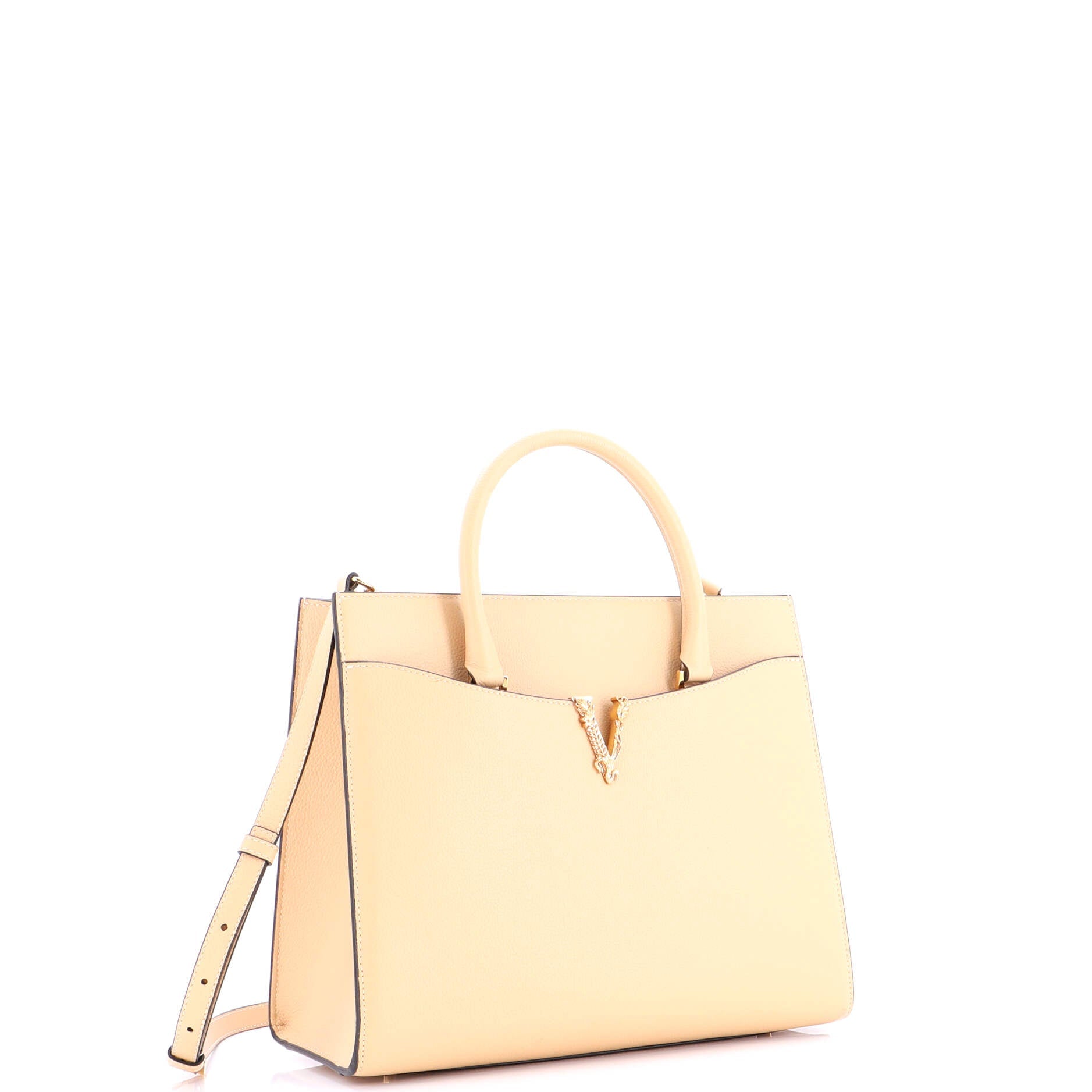 Virtus Front Pocket Tote Leather Large