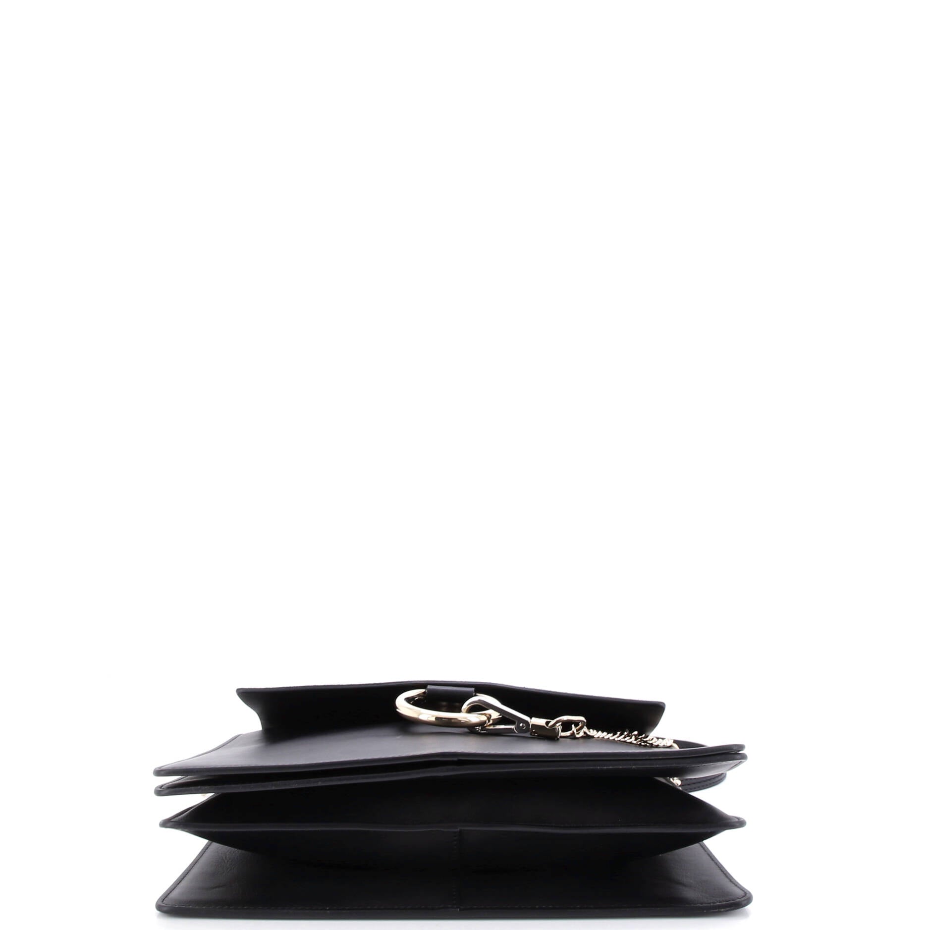 Faye Shoulder Bag Leather and Suede Medium