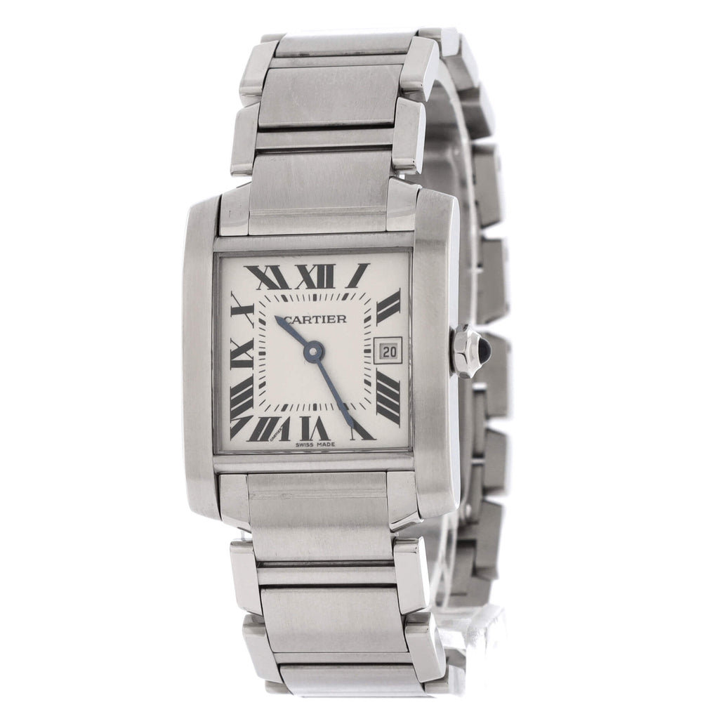 Tank Francaise Quartz Watch Stainless Steel 25