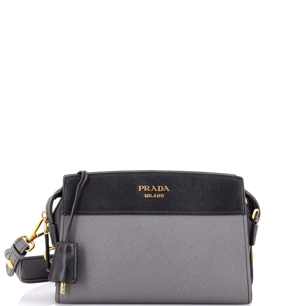 Esplanade Crossbody Bag Saffiano with City Calf Small