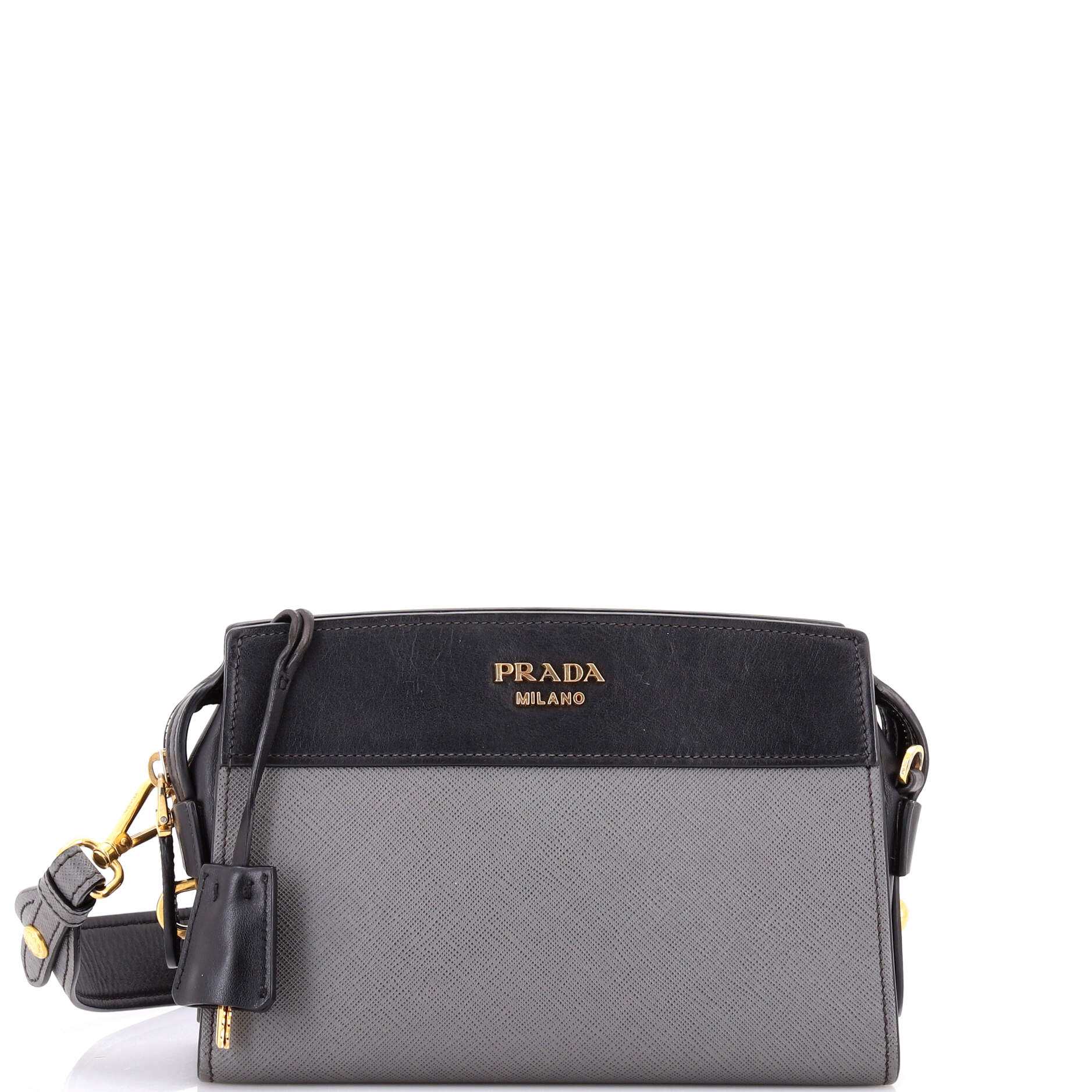 Esplanade Crossbody Bag Saffiano with City Calf Small