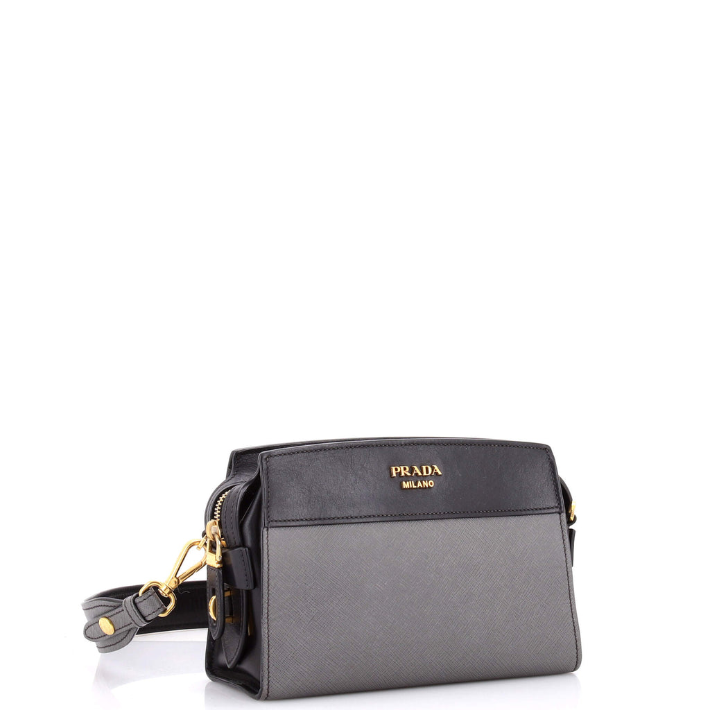 Esplanade Crossbody Bag Saffiano with City Calf Small