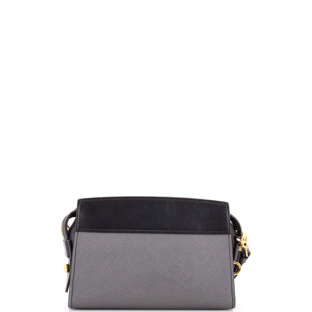 Esplanade Crossbody Bag Saffiano with City Calf Small