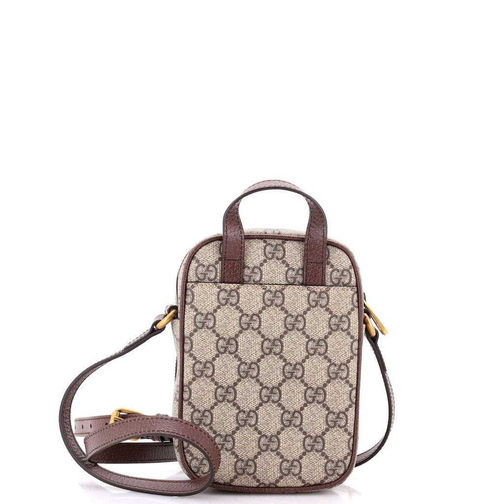 Ophidia Top Handle Crossbody Bag GG Coated Canvas Mini