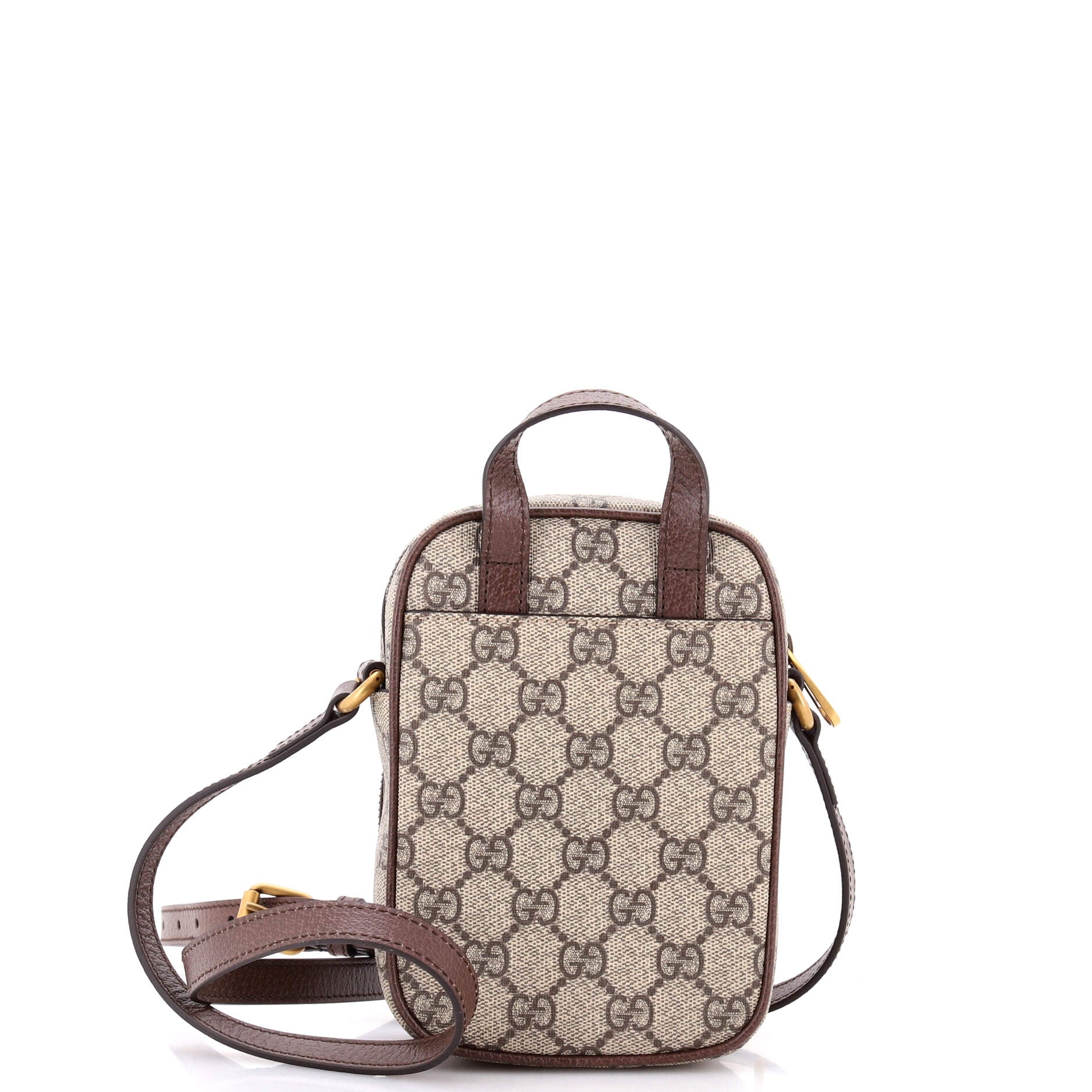 Ophidia Top Handle Crossbody Bag GG Coated Canvas Mini