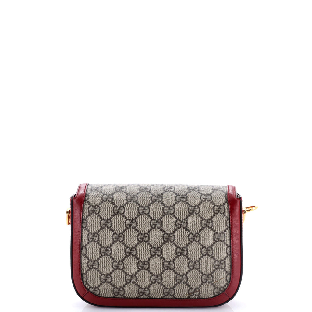 Horsebit 1955 Shoulder Bag GG Coated Canvas with Leather Mini