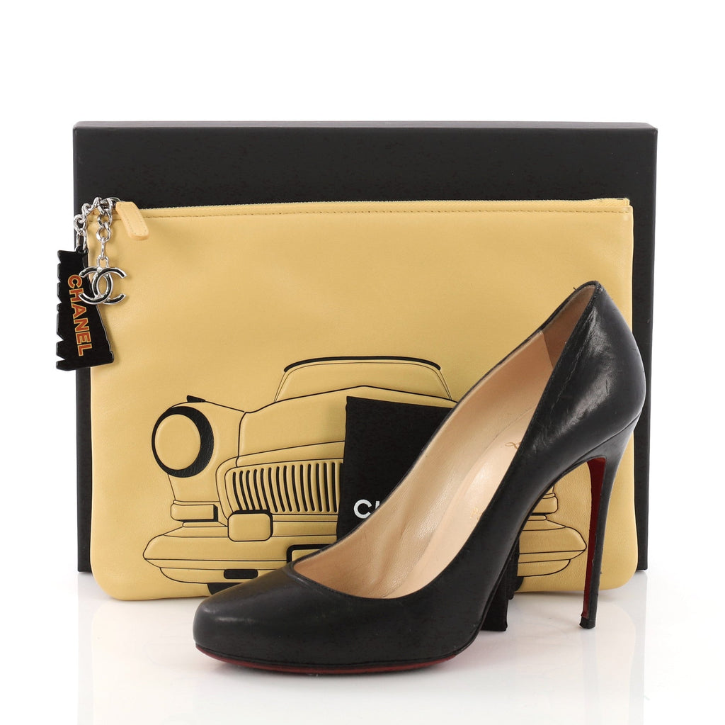 Cuba La Habana O Case Clutch Printed Embossed Lambskin Medium