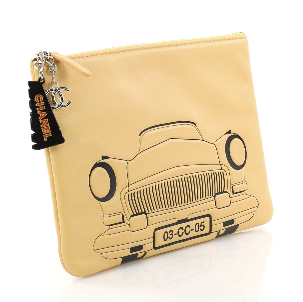 Cuba La Habana O Case Clutch Printed Embossed Lambskin Medium