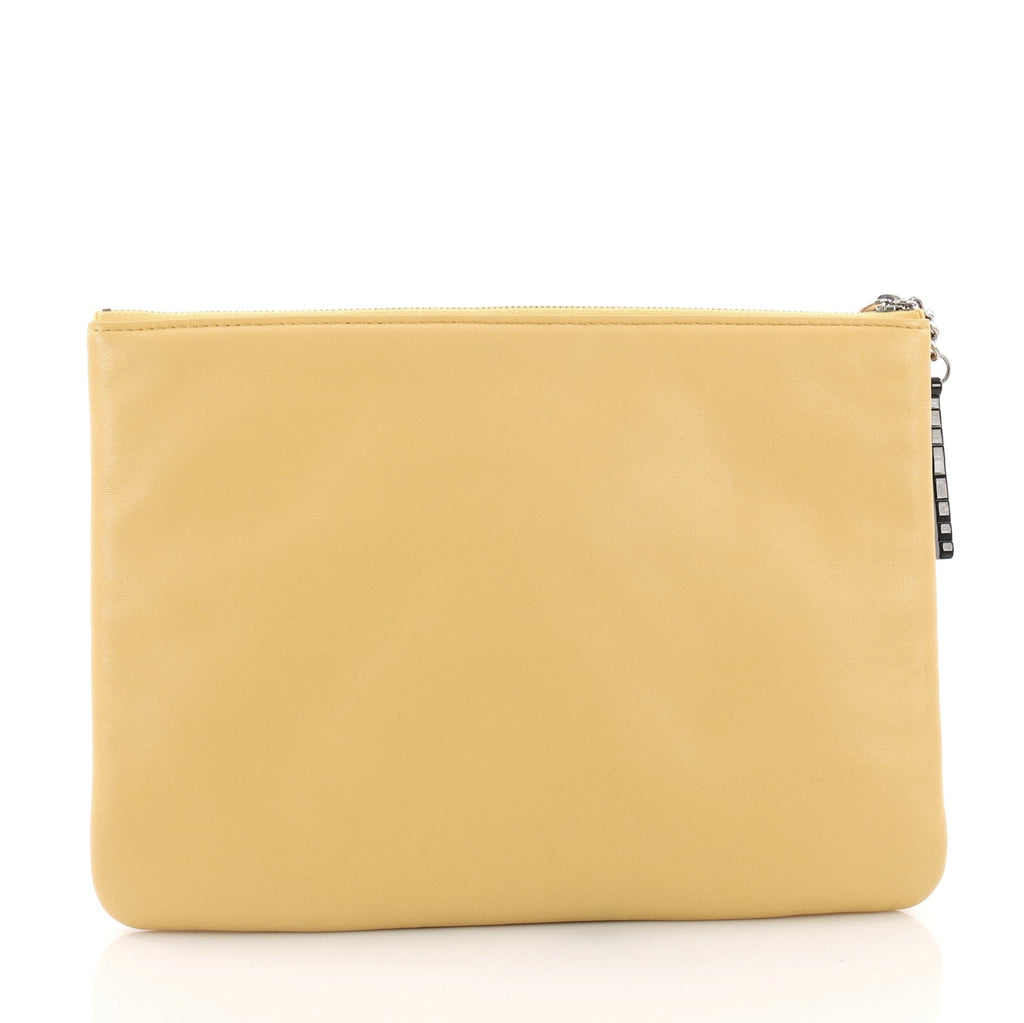 Cuba La Habana O Case Clutch Printed Embossed Lambskin Medium