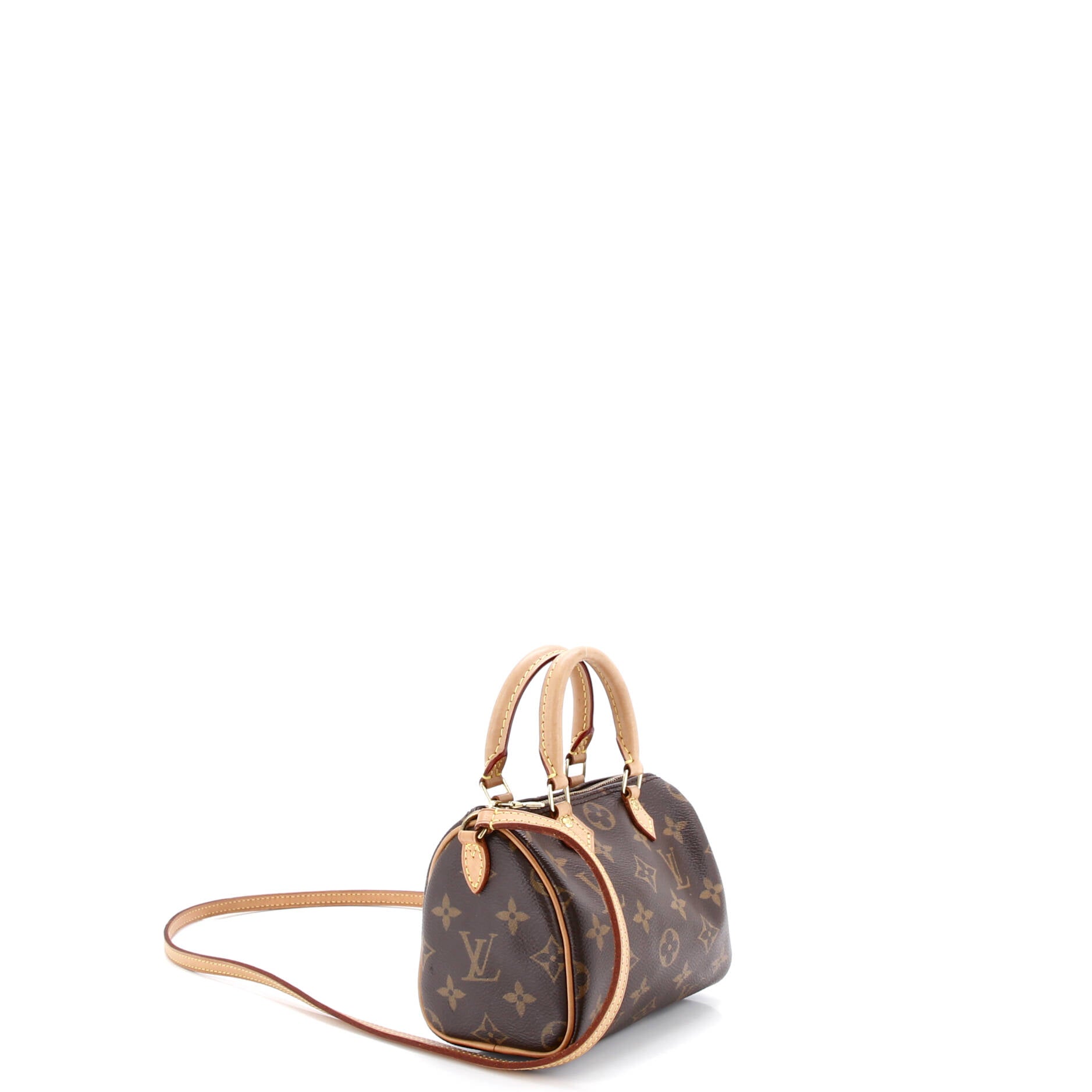 Speedy Bandouliere Bag Monogram Canvas Nano