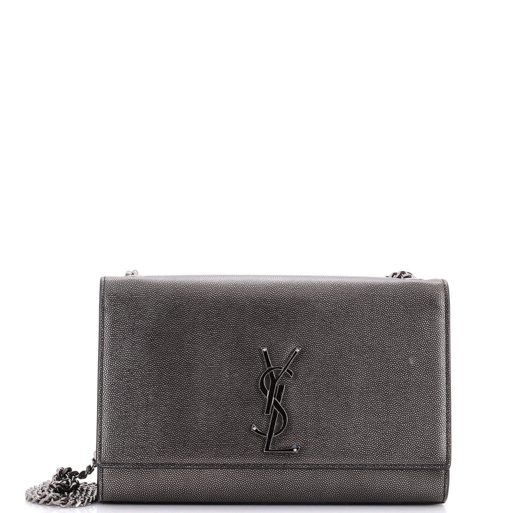 Classic Monogram Crossbody Bag Grainy Leather Medium