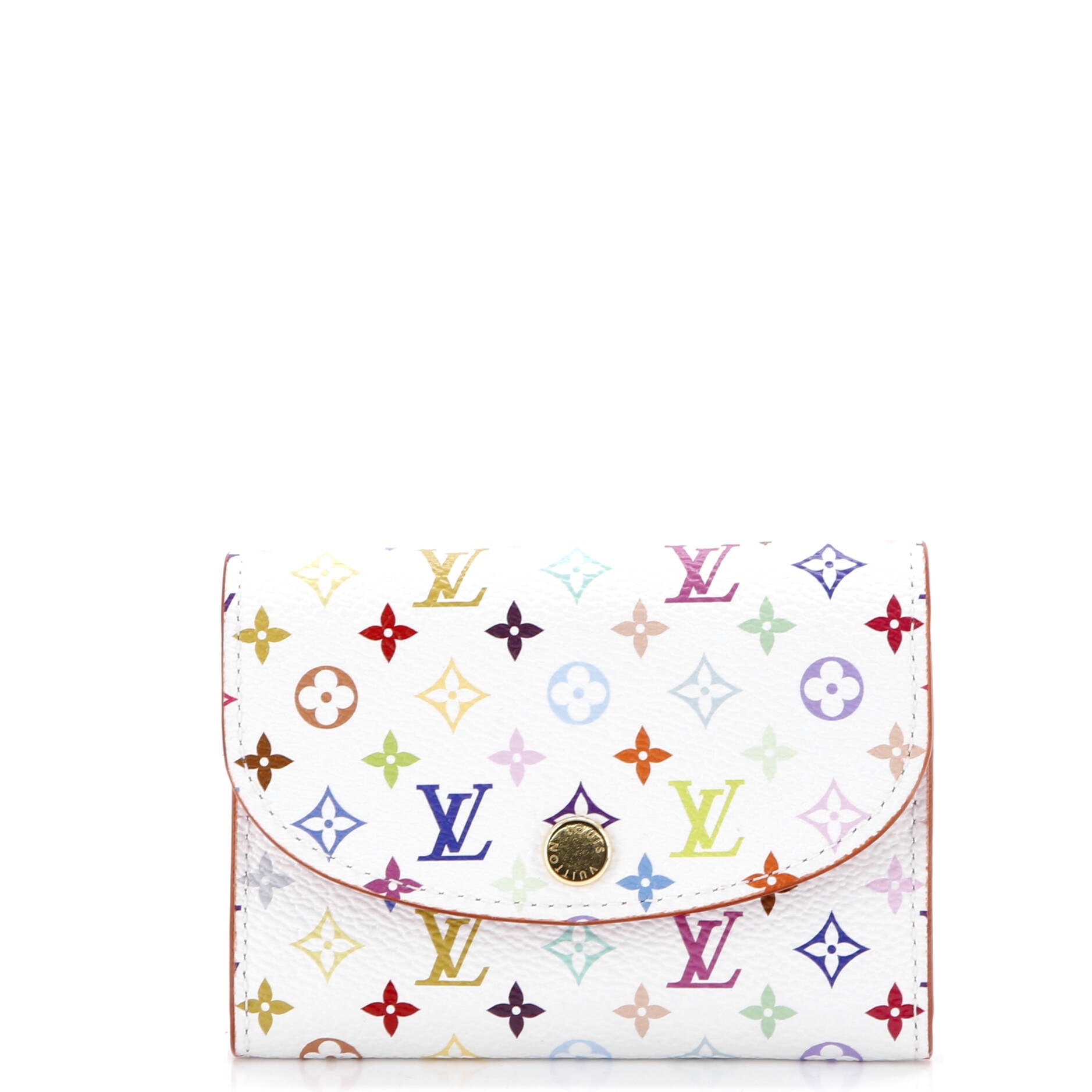 x Takashi Murakami Rosalie Coin Purse Monogram Multicolor Coated Canvas