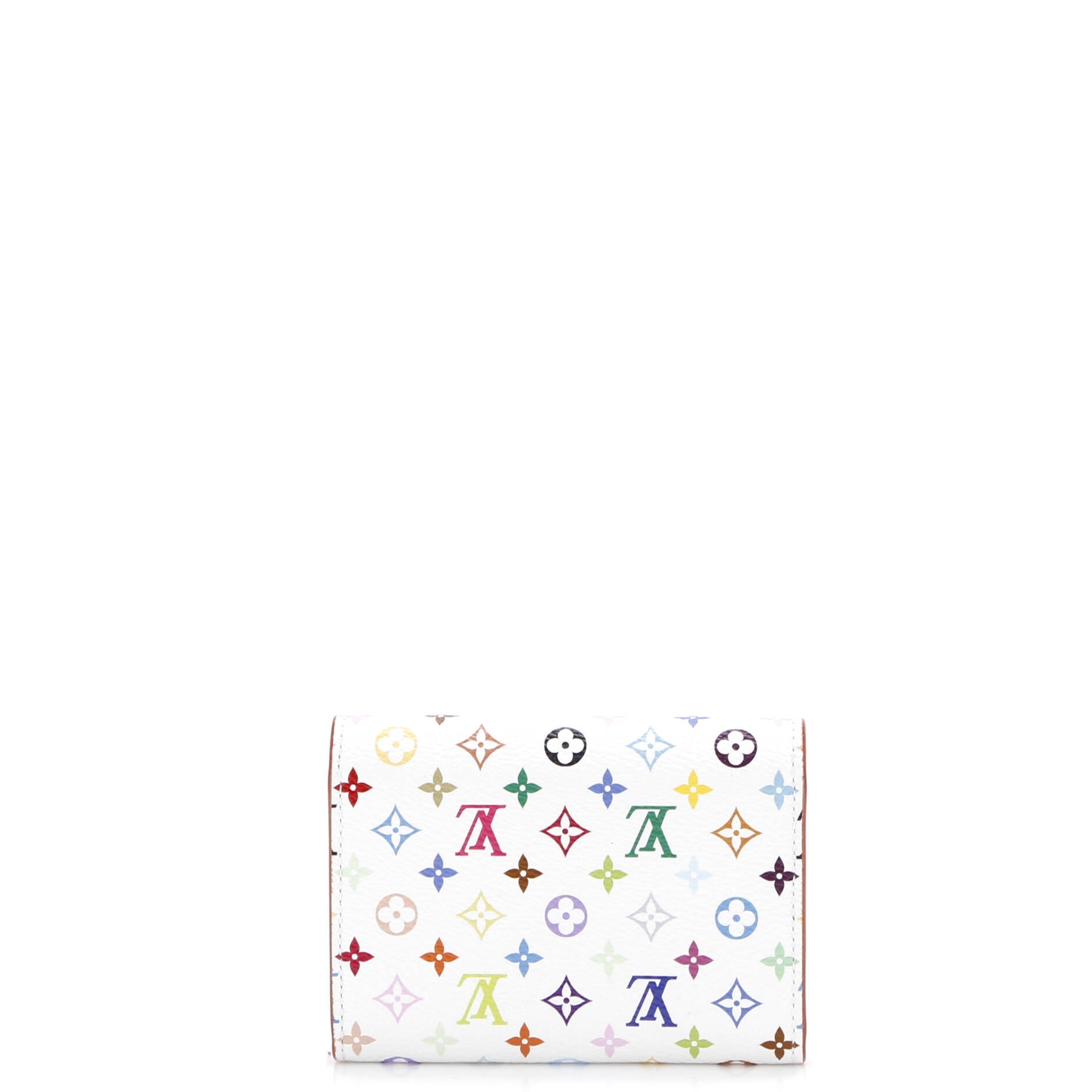 x Takashi Murakami Rosalie Coin Purse Monogram Multicolor Coated Canvas