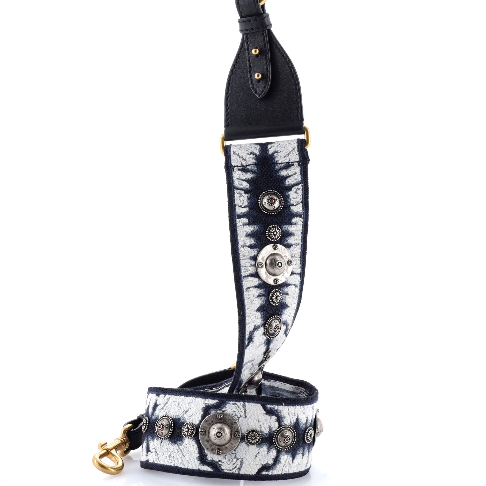 Shoulder Strap Embellished Canvas