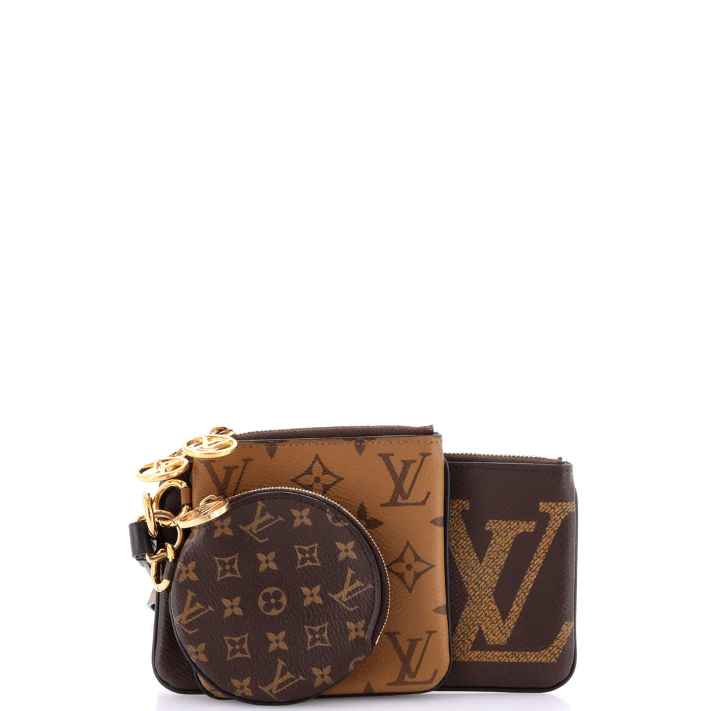 Trio Pouch Set Reverse Monogram Giant