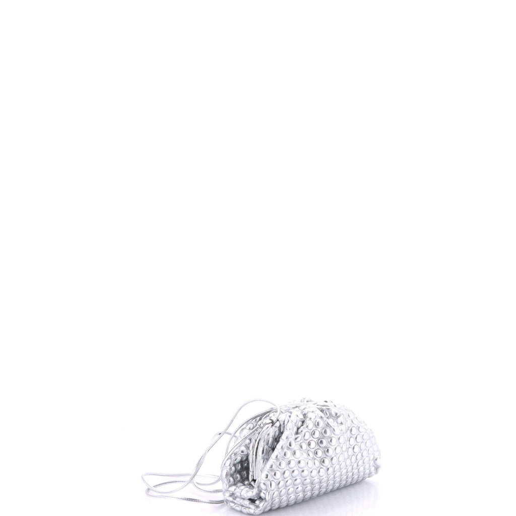 The Pouch Bubble Wrap Textured Leather Mini