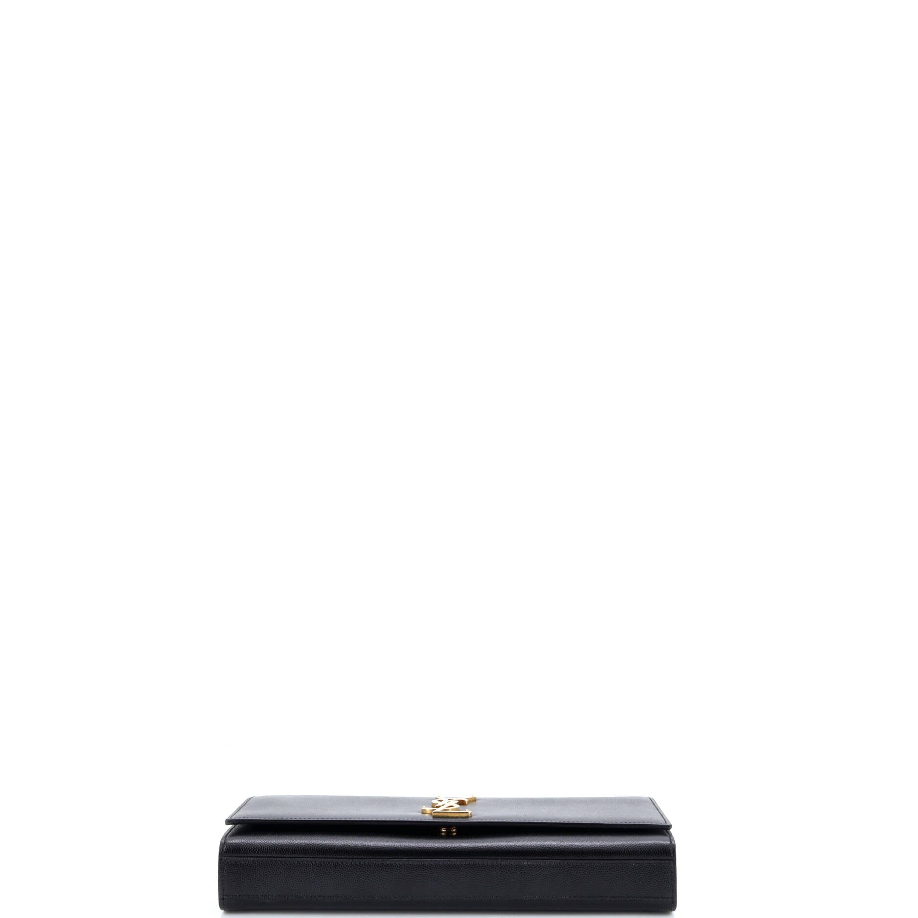 Classic Monogram Clutch Leather Long