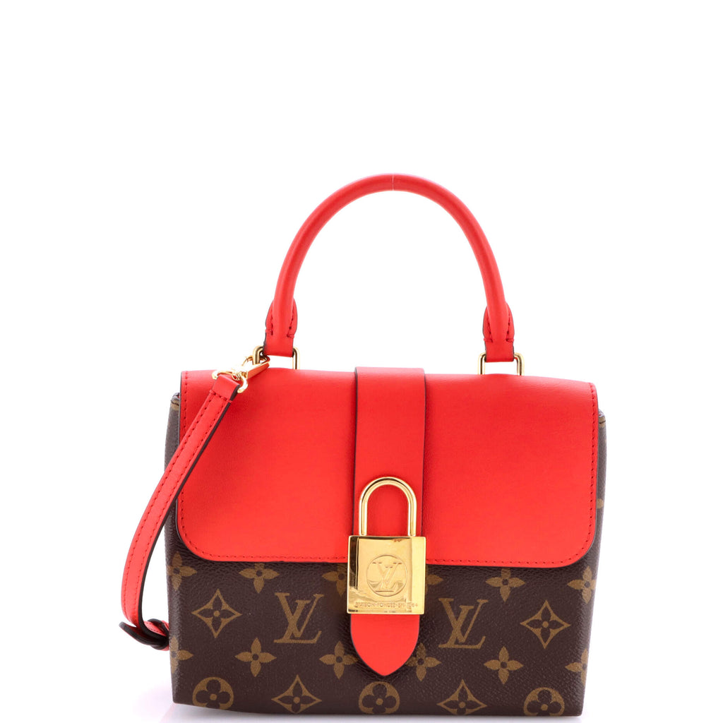 Locky Handbag Monogram Canvas with Leather BB