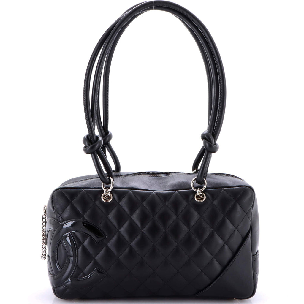Cambon Bowler Bag Quilted Leather Medium