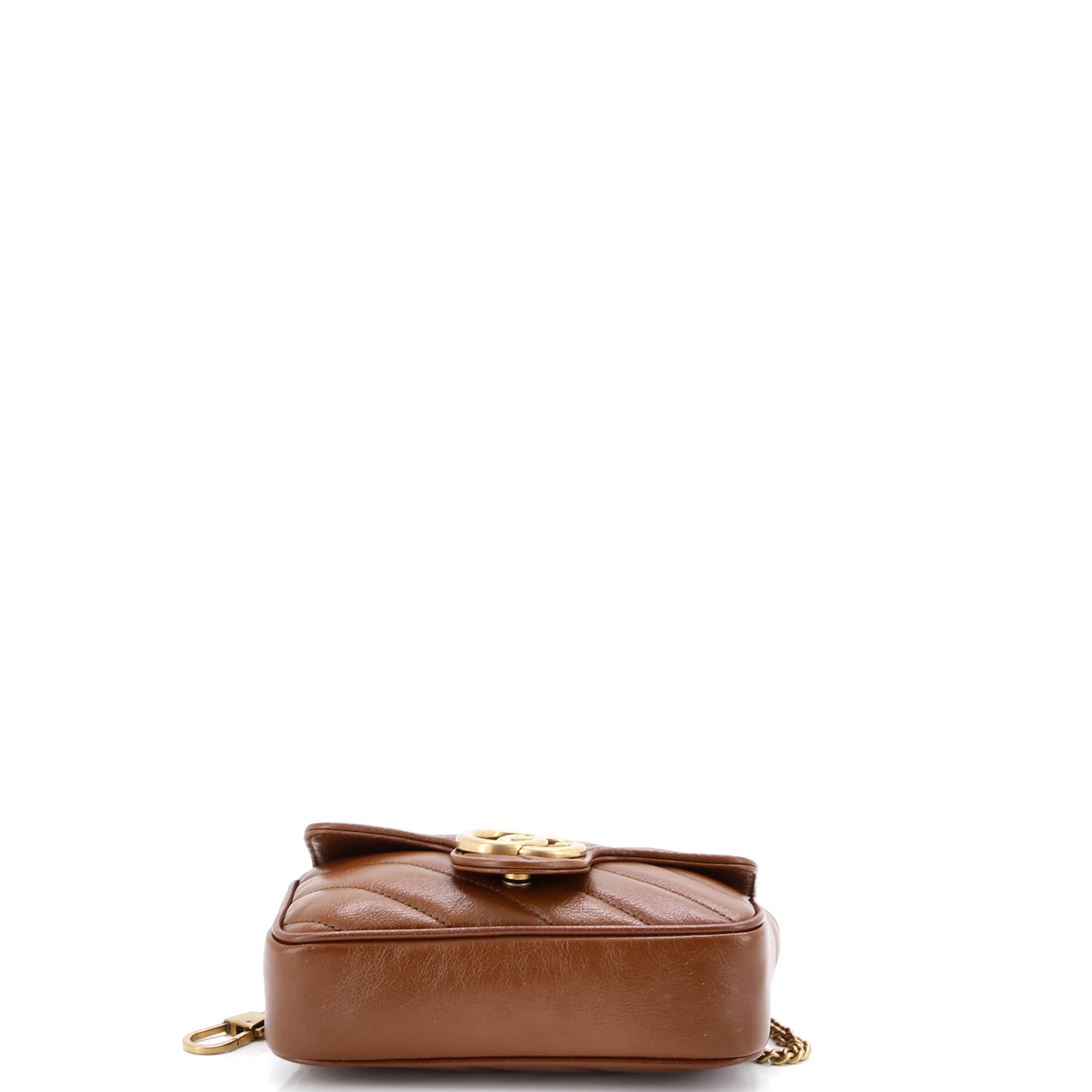 GG Marmont Flap Bag Diagonal Quilted Leather Super Mini