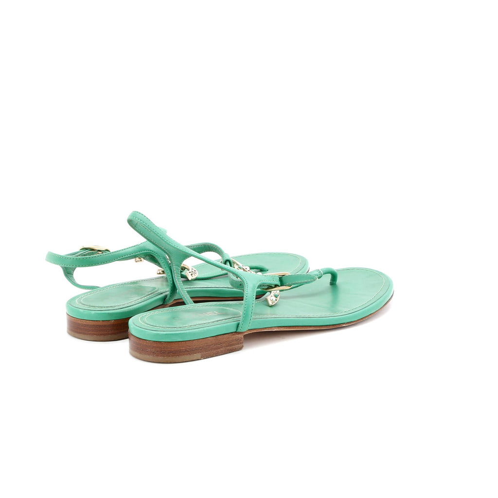 Women's CC T-Strap Sandals Leather
