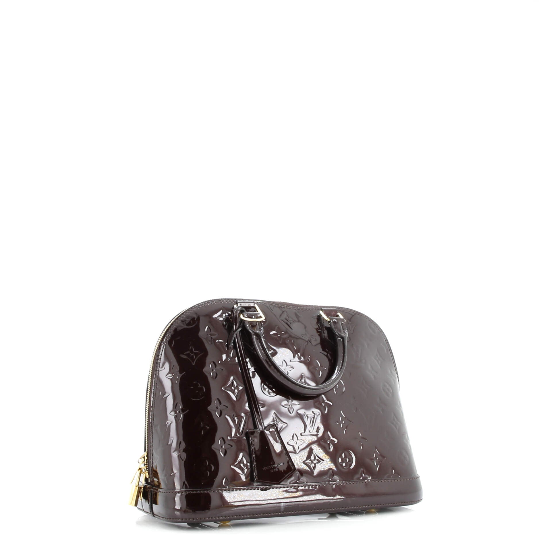 Alma Handbag Monogram Vernis PM