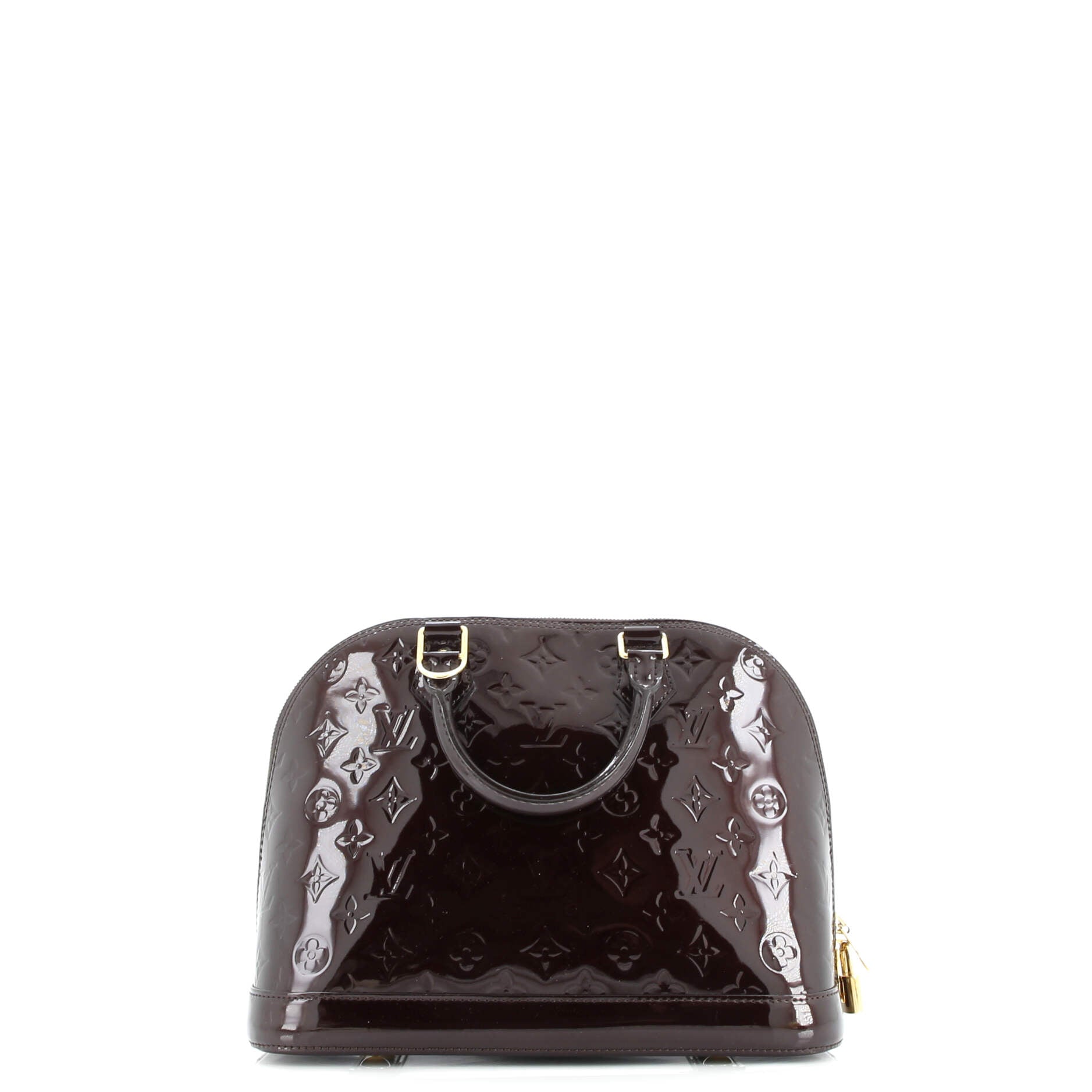 Alma Handbag Monogram Vernis PM