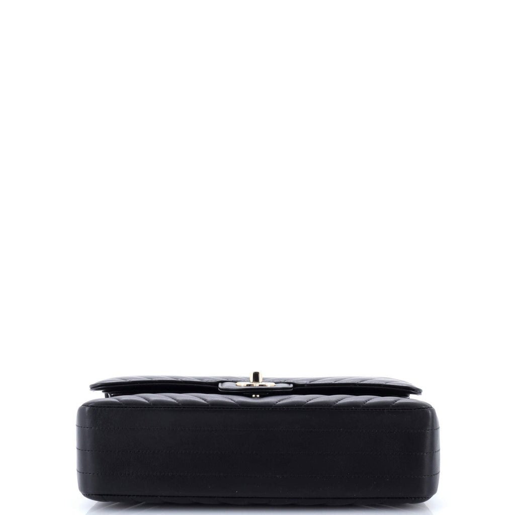 Classic Double Flap Bag Chevron Lambskin Medium