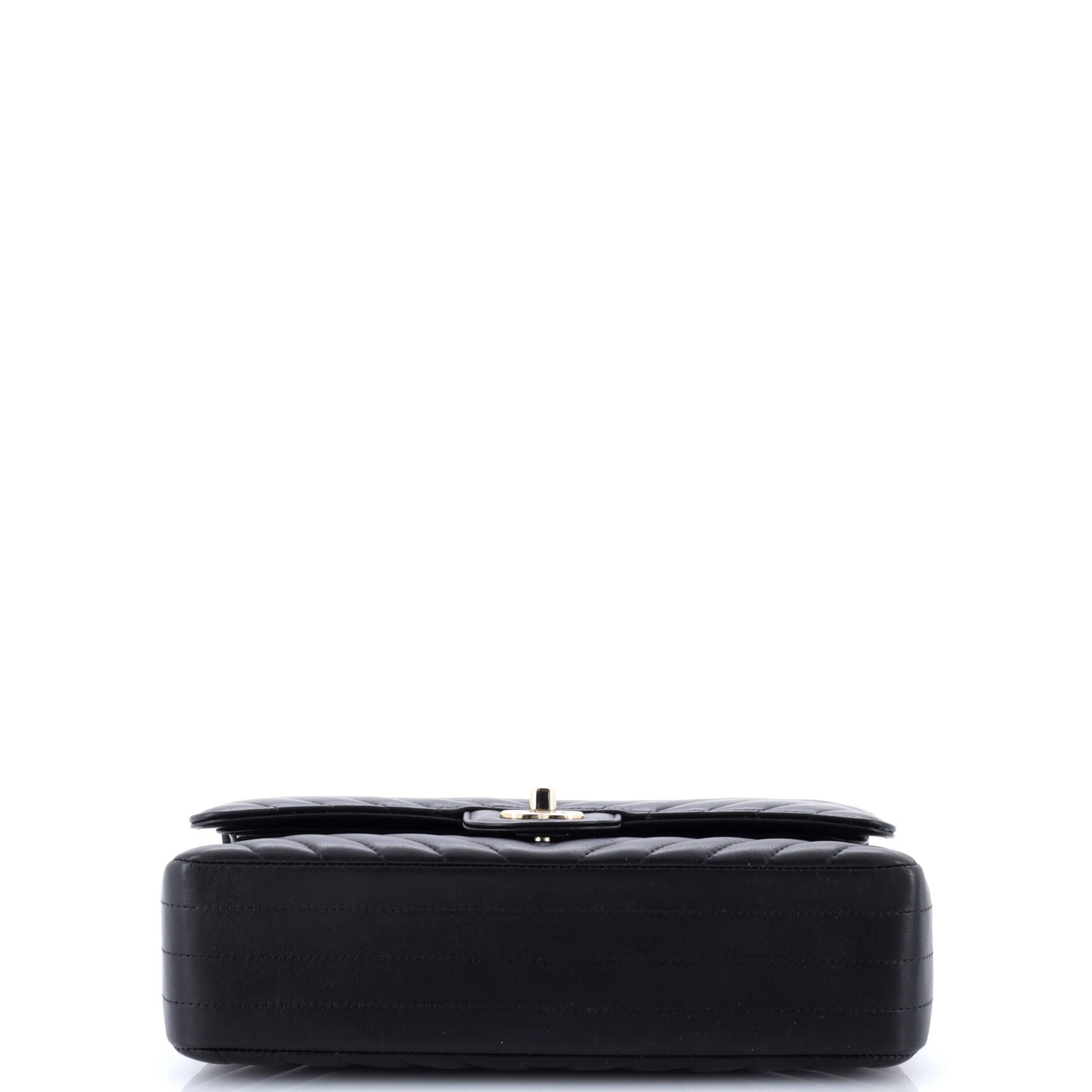 Classic Double Flap Bag Chevron Lambskin Medium