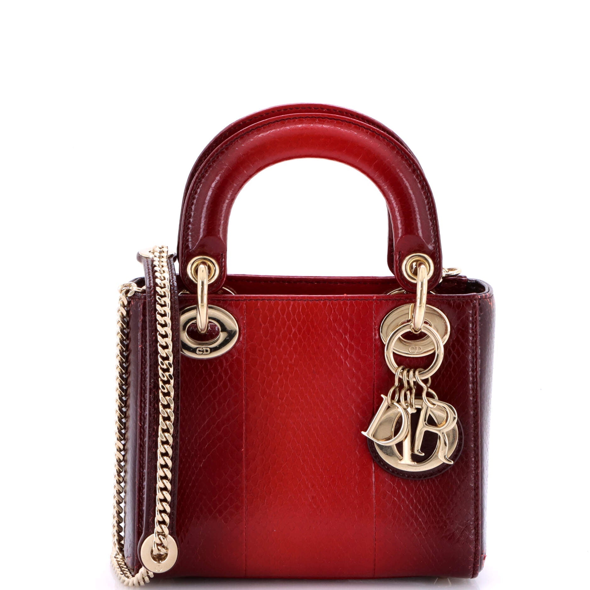 Lady Dior Chain Bag Python Mini