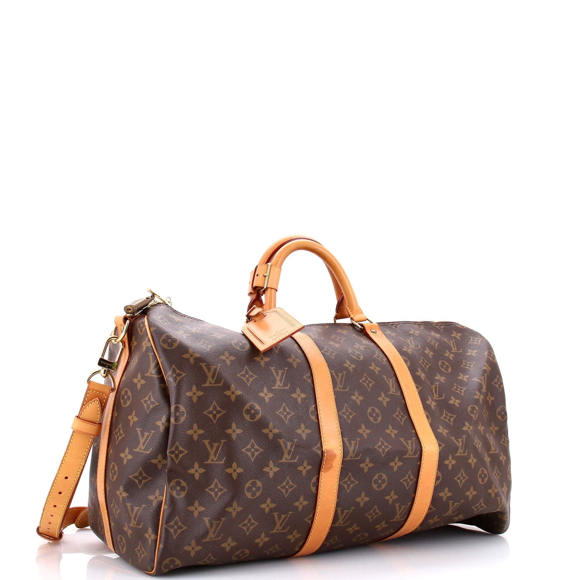 Keepall Bandouliere Bag Monogram Canvas 50