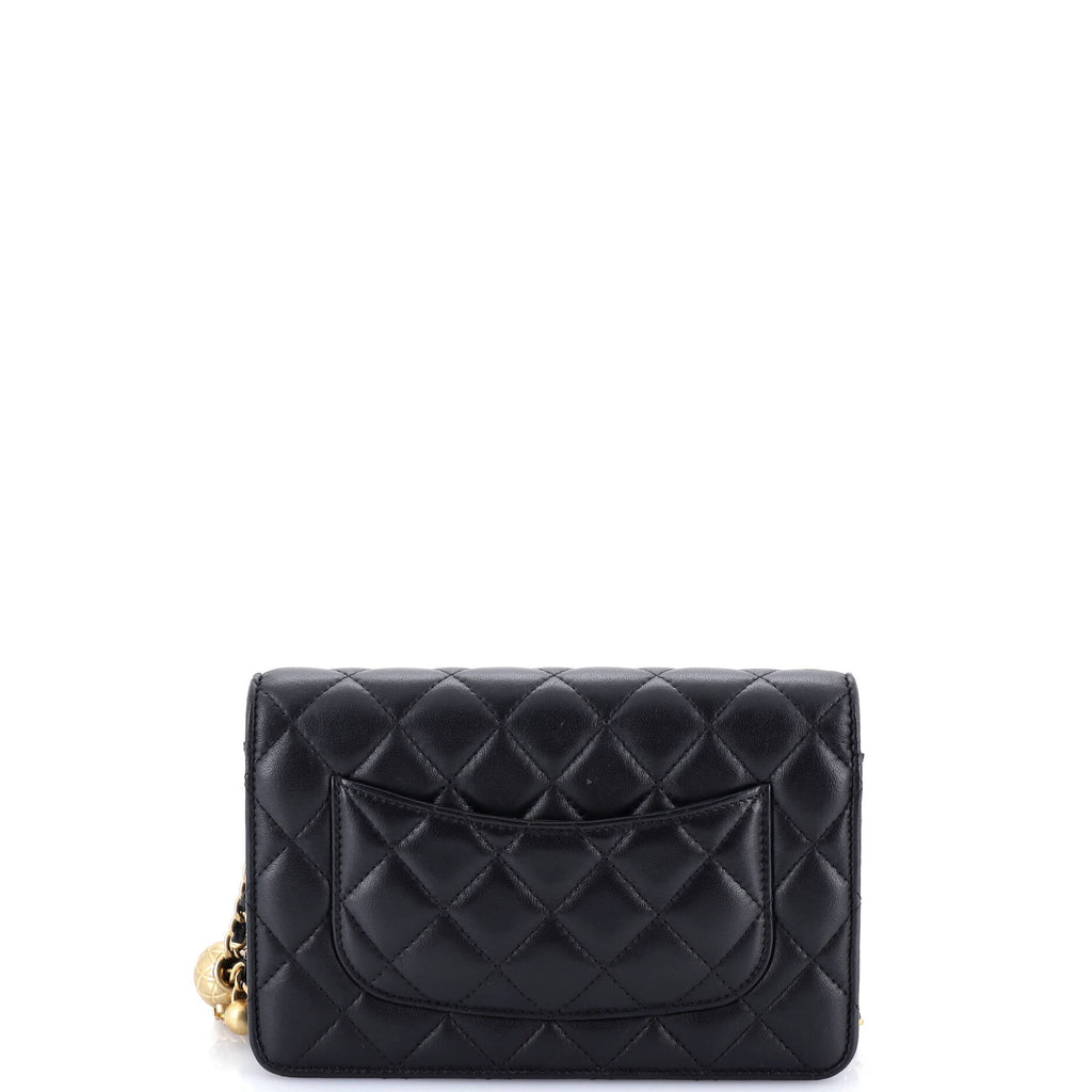 Pearl Crush Wallet on Chain Quilted Lambskin