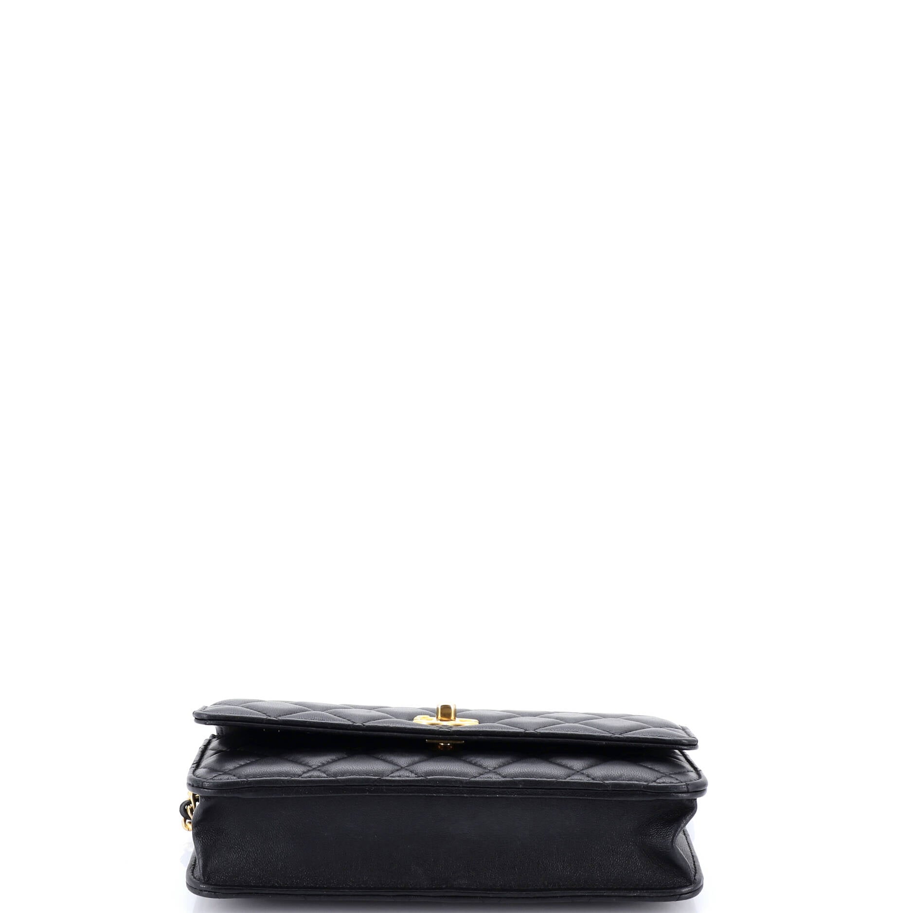 Pearl Crush Wallet on Chain Quilted Lambskin