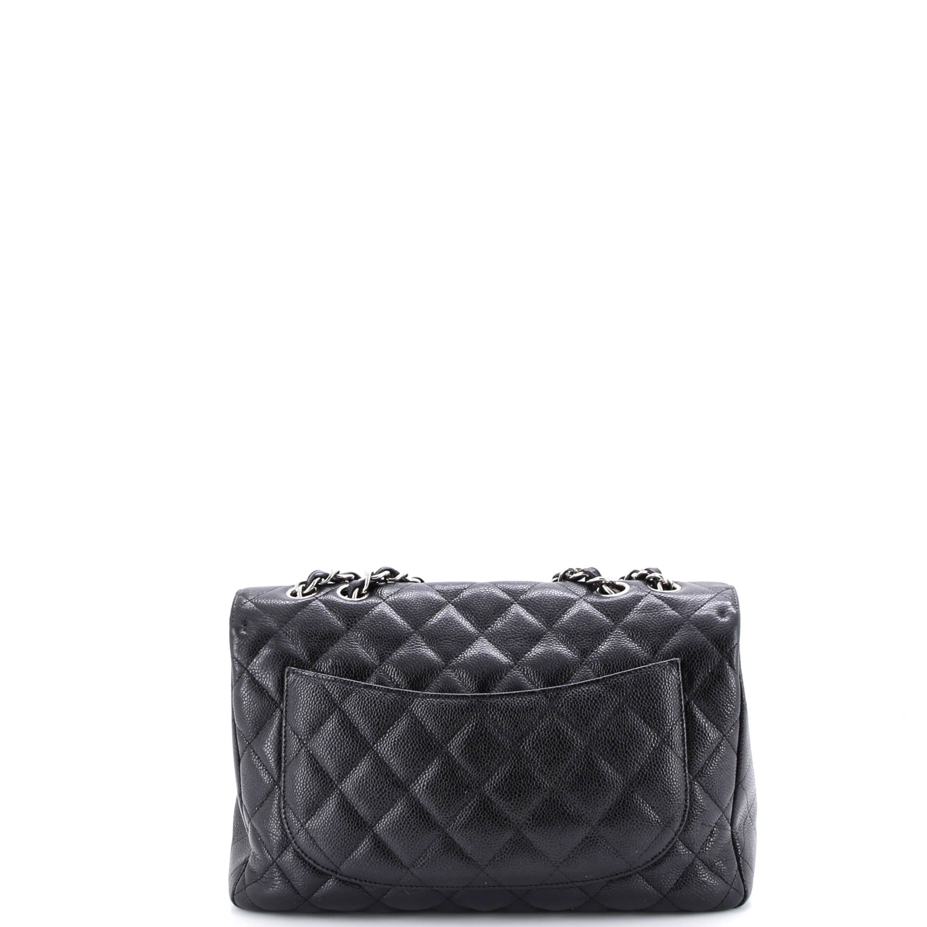 Classic Single Flap Bag Quilted Caviar Jumbo