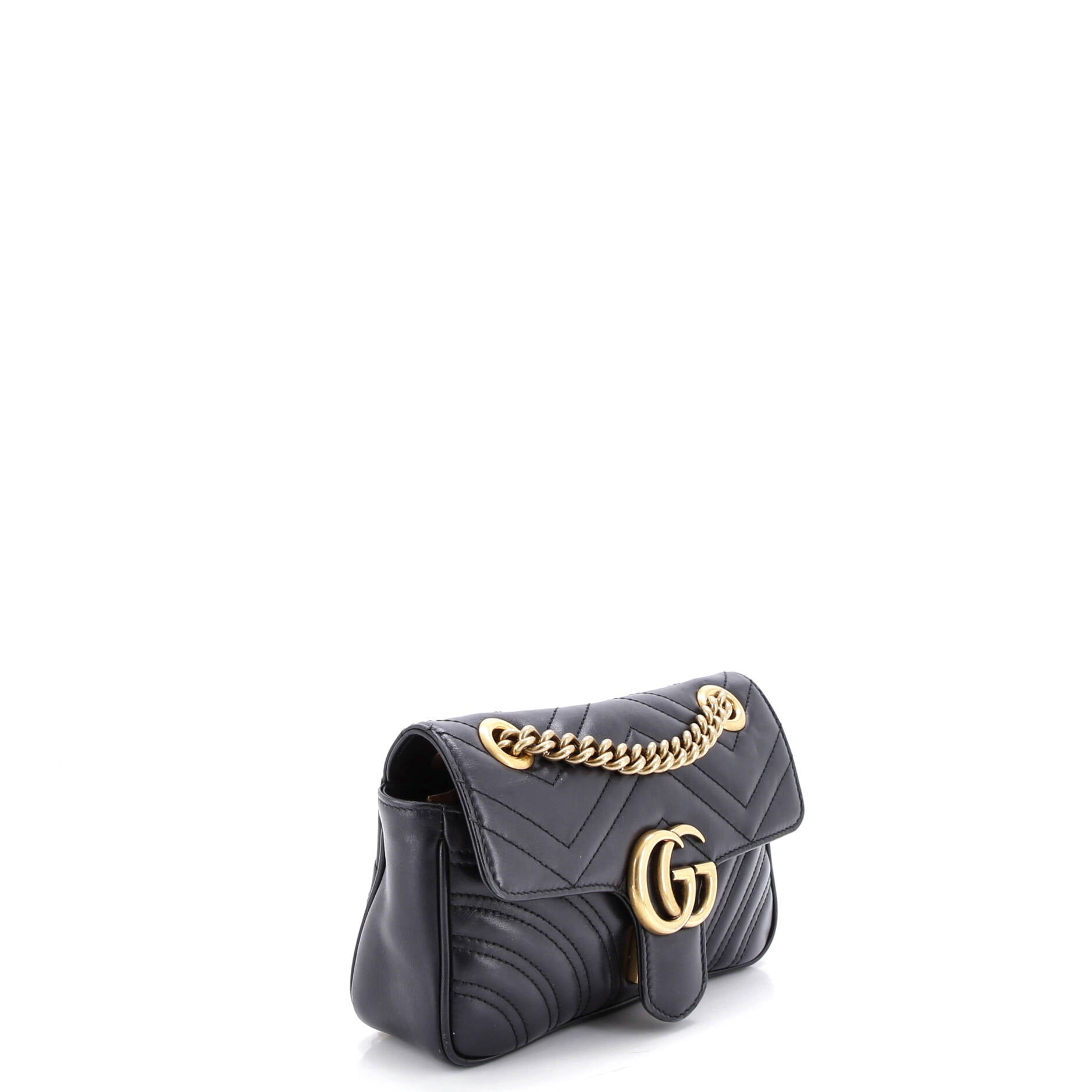 GG Marmont Flap Bag Matelasse Leather Mini
